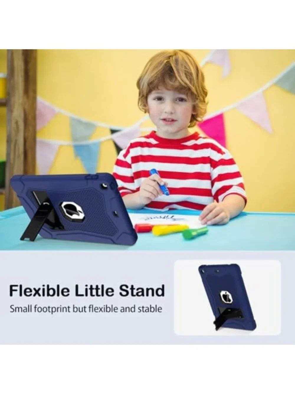 Stylish iPad 10.2 Case for 7th/8th/9th Gen - Durable, Lightweight, Shockproof